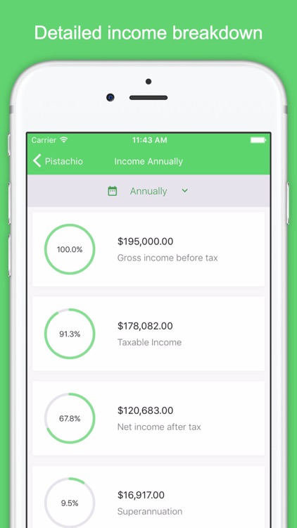 Pistachio - Personal Tax Calculator