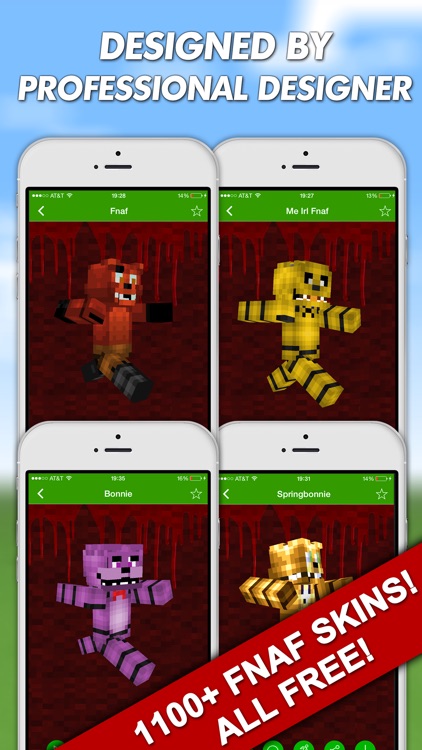 FNAF Skins For Minecraft PE (Pocket Edition) Free