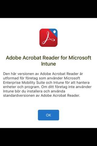 Adobe Acrobat Reader Intune screenshot 2