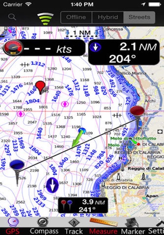 Calabria GPS Nautical Charts screenshot 3