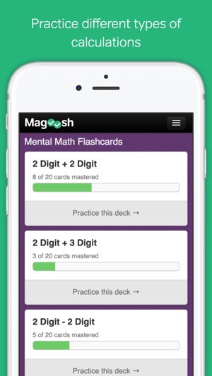 Mental Math Practice - Arithmetic Flashcards(圖3)-速報App