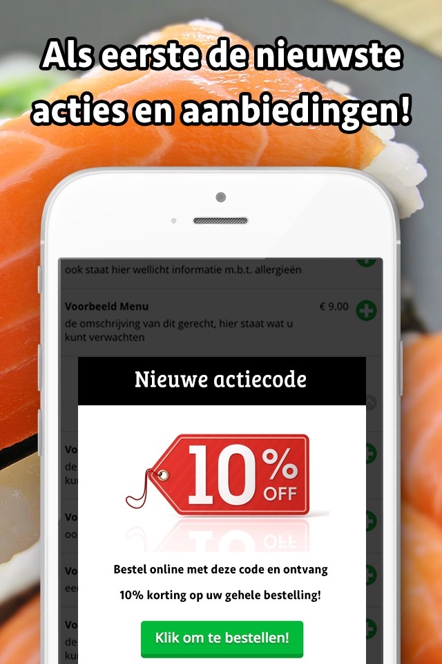 Sushi en Thai screenshot 3