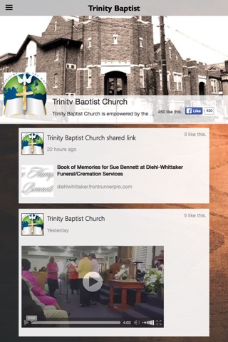 Trinity Baptist OH screenshot 2