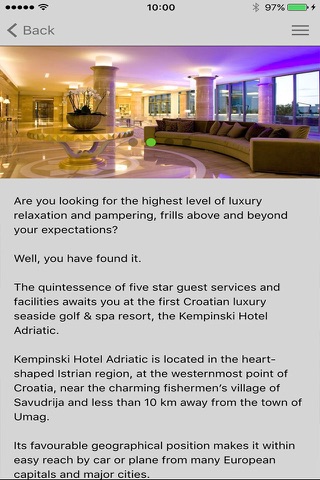 Kempinski Hotel Adriatic screenshot 2