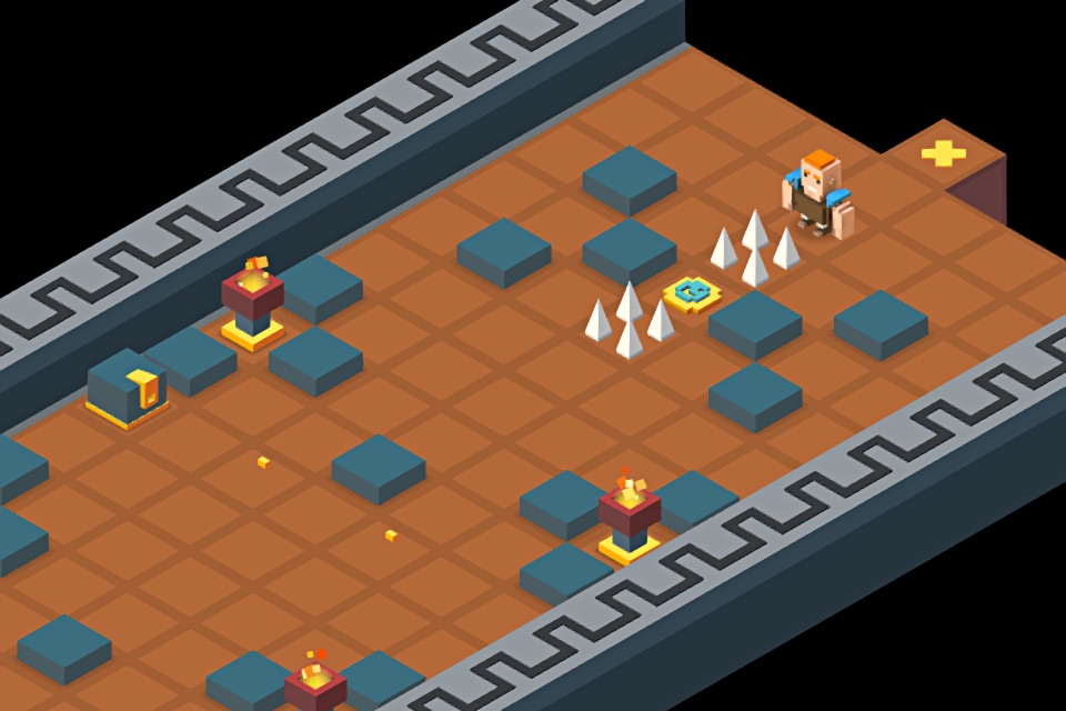 Robot Pixel Super Jump - Jumper Box Dash Runner Game screenshot 2