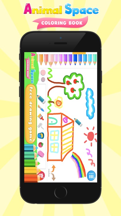 Coloring Book Animals Space screenshot-3