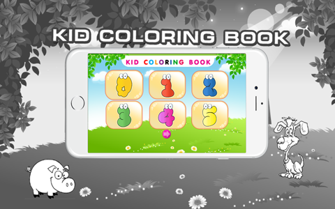 Coloring books (Number) : Coloring Pages & Learning Educational Games For Kids Free! screenshot 2