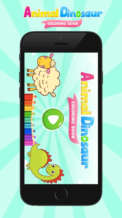 Coloring Book Animals Dinosaur