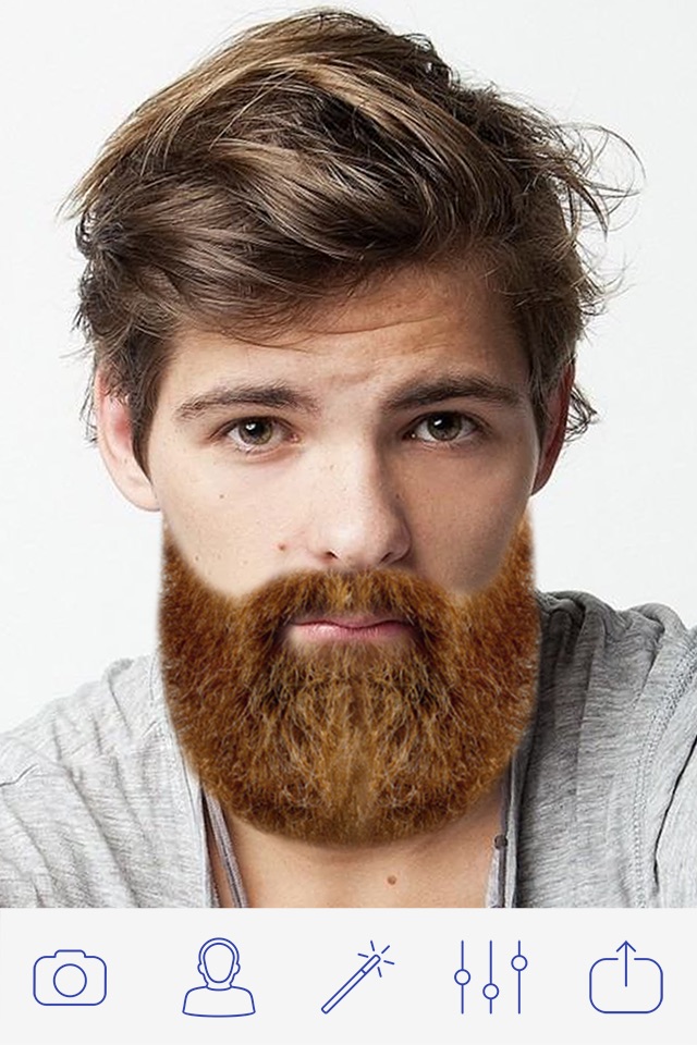 Beard and Mustaches Photo Booth - Men Beard Style Photo Effect for MSQRD Instagram screenshot 3