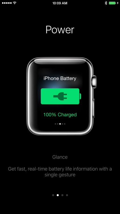 Power - Glance at battery life