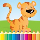 Animal Coloring Book - Drawing for kid free game, Paint and color games HD for good kid icon
