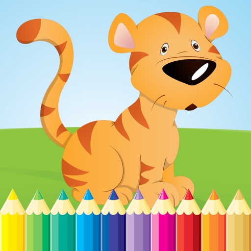 Animal Coloring Book - Drawing for kid free game, Paint and color games