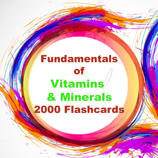 Fundamentals of Vitamins and Minerals for self learning & Exam Preparation2000Flashcards icon