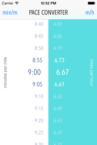 Pace Converter Lite screenshot 2