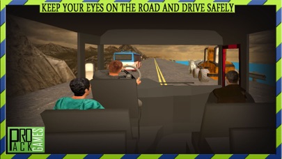 How to cancel & delete Dangerous Mountain & Passenger Bus Driving Simulator cockpit view - Dodge the traffic on a dangerous highway from iphone & ipad 1