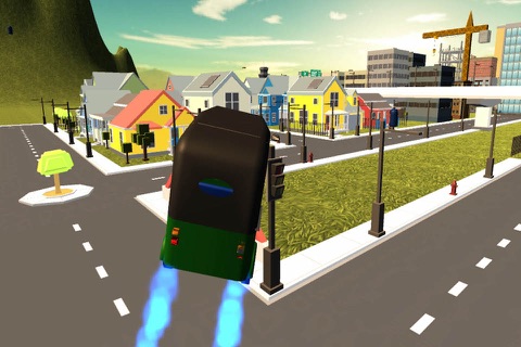 Flying Tuk Tuk Auto Rickshaw Simulator 3D screenshot 2