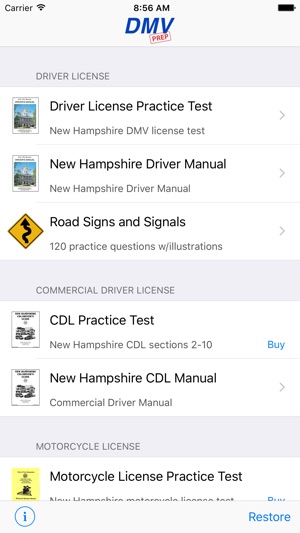 New Hampshire DMV Test Prep(圖1)-速報App