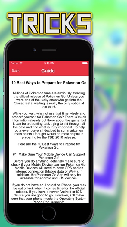 Guide for Pokemon Go - Best Tips and Tricks