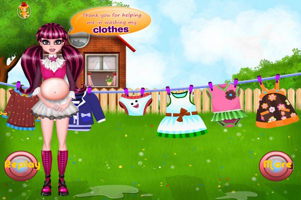 Monster Wash Clothes screenshot 2