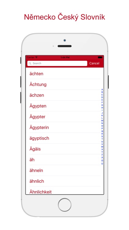 Německo Český slovník
