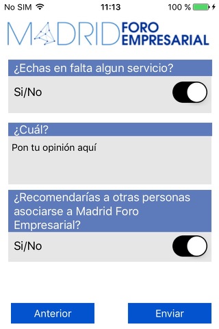 Encuesta Madrid Foro Empresarial screenshot 4
