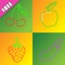 “Veggies and fruits learning” is a free educational game for children between 1 and 4 years of age