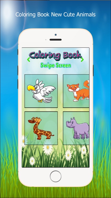 Kids Coloring Book New Cute Animals