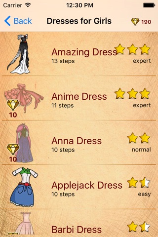 Art of Draw Dresses for Princess screenshot 2