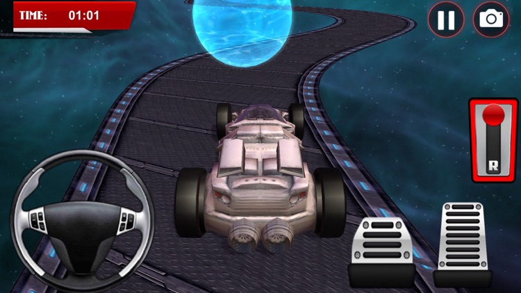 Space Car Taurus Real Racing screenshot-4