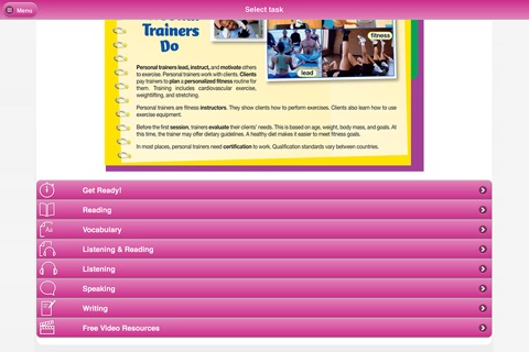 Career Paths - Fitness Training screenshot 2