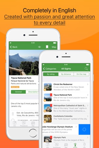 Rio de Janeiro – advanced tourist guide & offline map – Tournavigator screenshot 2