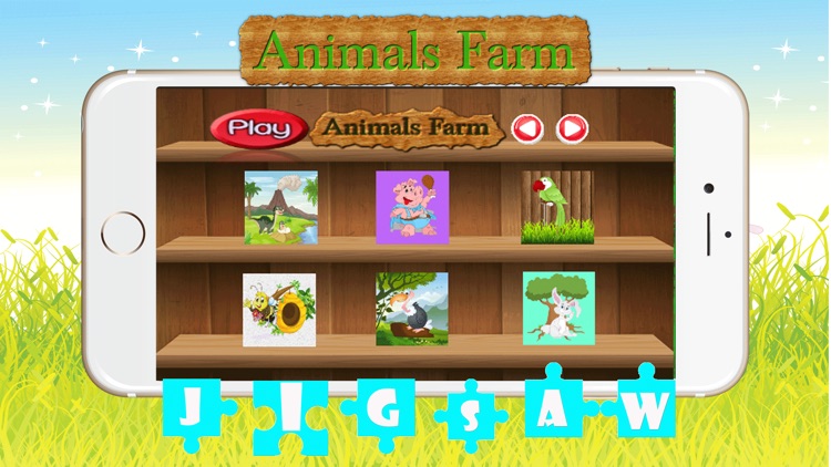 Cute Animals Farm Jigsaw Puzzles – Magic Amazing HD Puzzle Game Free for Kids and Toddler Learning Games