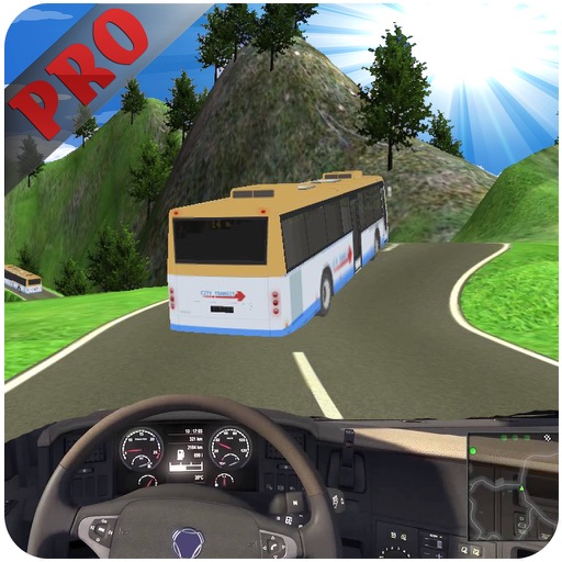 Hill Top Mountain Climbing Tourist Bus Simulator Pro Icon