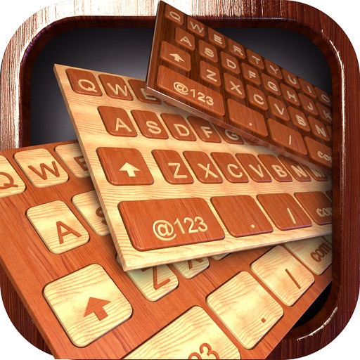 Wooden Keyboard Skins – Wood Themes for Keyboards with Cool Backgrounds and Fonts iOS App