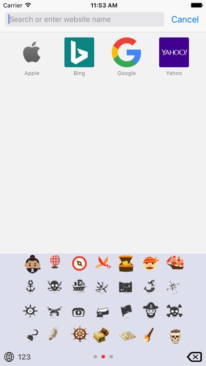 Pirate Emoji Keyboard
