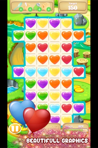 Love Happy - Match Three Free screenshot 4