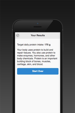 Protein Forecast screenshot 2