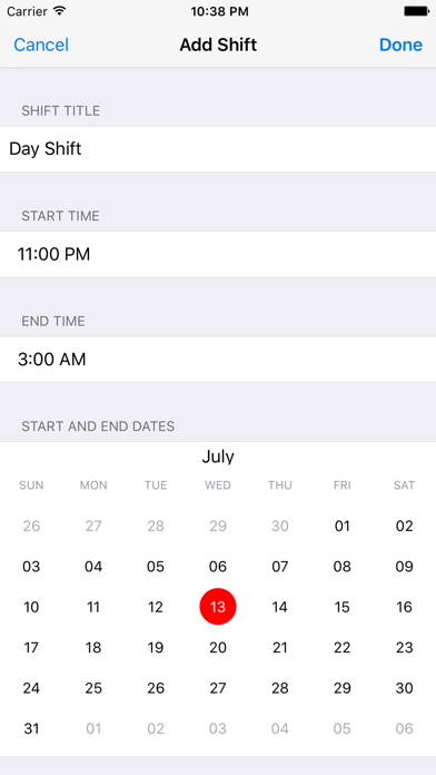 Shift Alarm and Shift Scheduleのおすすめ画像3