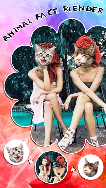 Animal Face Booth - Photo Sticker Blend.er to Morph and Change Yr Skin with Wild Animation Effect