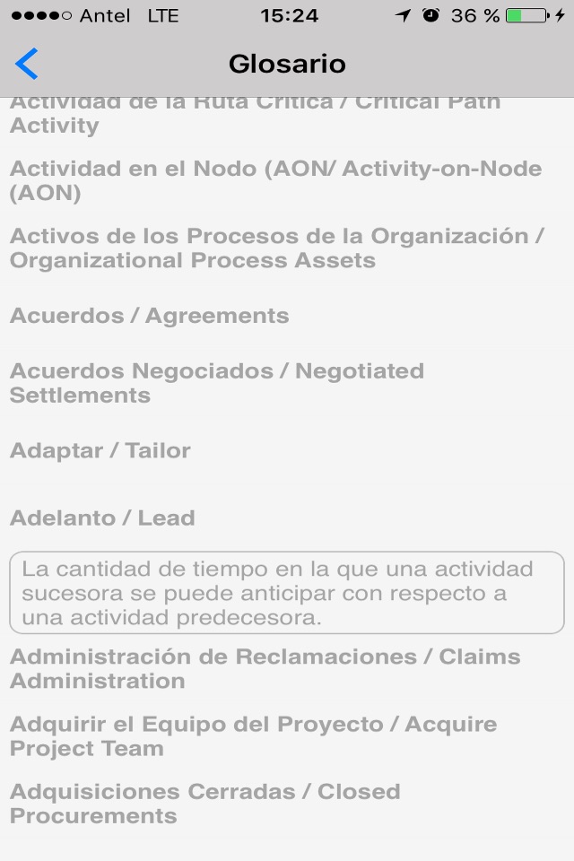 Entrenador PMP screenshot 4