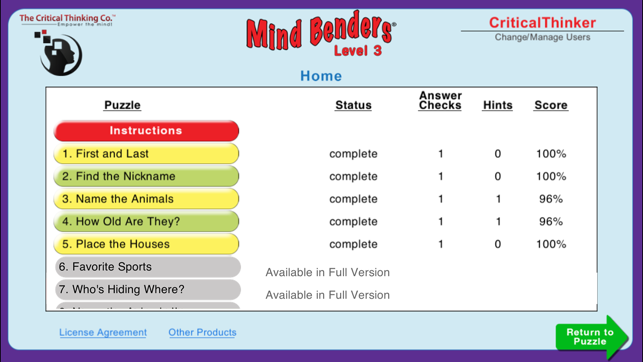 Mind Benders® Level 3 (Free)(圖5)-速報App