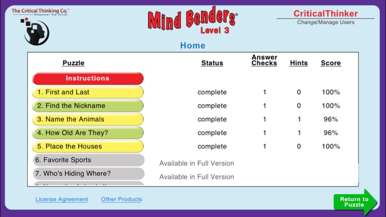 Mind Benders® Level 3 (Free) screenshot-4