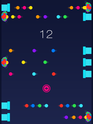 Tubes - Jump through the burst of balls hitting the walls screenshot 2