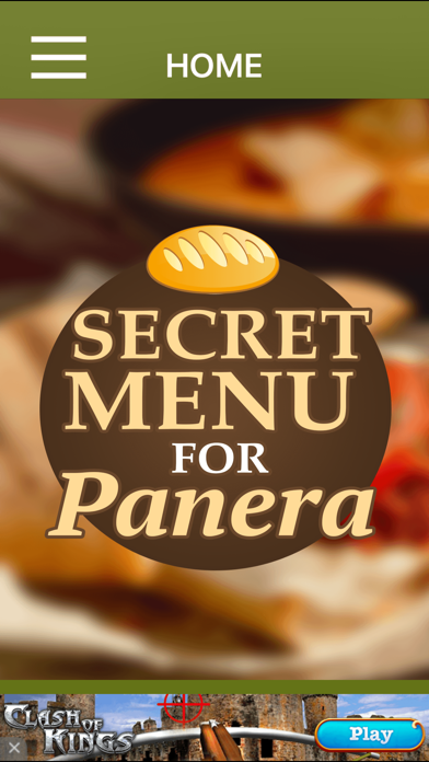 Secret Menu For Panera Bread Appのおすすめ画像1
