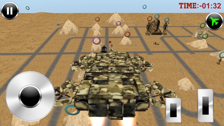 Battle Tank Flying 3D Simulator screenshot-4