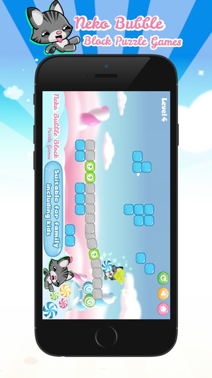 Neko Bubble Block Puzzle Games screenshot-3