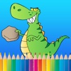 Dinosaur Coloring Book for Kids Free HD - All Pages Coloring and Painting Book Games