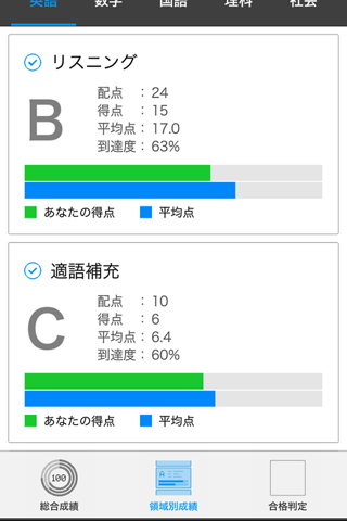 成績表アプリ screenshot 2