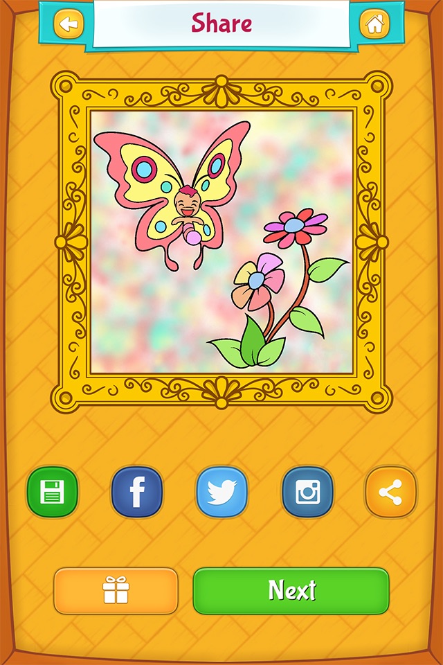 Butterfly Coloring Pages screenshot 4
