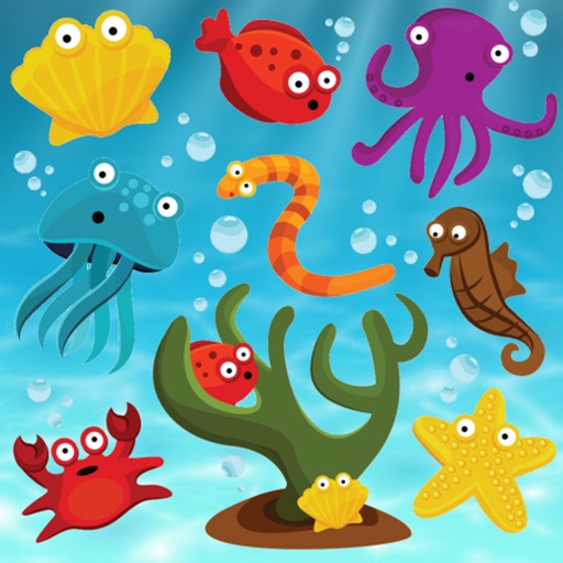 Fishes Puzzles for Toddlers and Kids icon